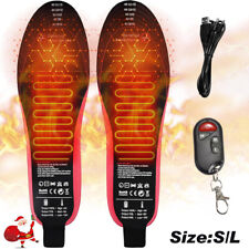 USB AKKU Beheizbare Einlegesohlen Thermosohlen Schuhheizung Schuheinlagen Winter