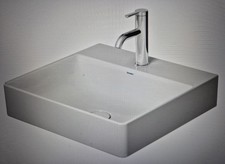 Duravit DuraSquare Waschtisch 1 Hahnloch 500 x 470 mm - Weiß Hochglanz...