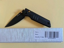Real Steel Sacra G10 All Black Taschenmesser Klappmesser Messer Folder ✔️01RE252