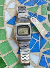 Vintage LCD Uhr Citizen Crystron 60-1136 Nos von 1976