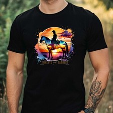 Mens Wild West Cowboy Print