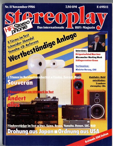 Stereoplay 1986 denon - stereoplay,