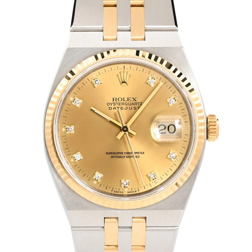 Rolex oysterquartz 17013g gelb - rolex,