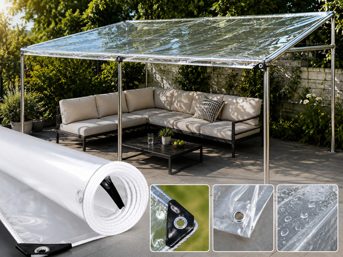 Abdeckplane transparent pvc - transparent,