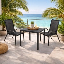 3-tlg. Gartengarnitur Non-Wood