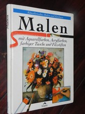 Malen mit Aquarellfarben, Acrylfarben, farbiger Tusche und Filzstiften (1993) 01