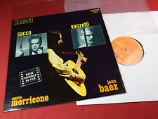 Ennio Morricone  SACCO & VANZETTI  -  Joan Baez Soundtrack LP RCA Victor France