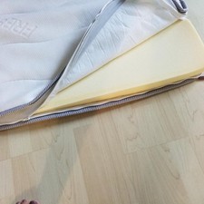 Topper memory schaum 90×200×5 Gästematratze Matratzenauflage