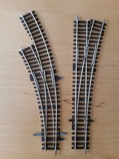 Acht Weichen H0 Zweileiter (Fleischmann, Roco, Pilz) aus Anlagenrückbau.