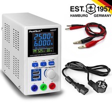PeakTech P 6227 – Labornetzteil 0- 60V / 0- 6A DC Labornetzgerät 150W +USB