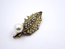 Damen Brosche Anstecker Golden