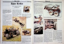 Oldtimer Markt 1536) Faun Kraka in einer seltenen Vorstellung auf 2 Seiten