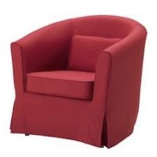 IKEA EKTORP TULLSTA Original Ersatz Sesselbezug rot 401.823.95 neu versiegelt