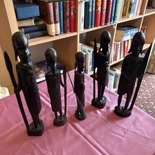 5 Makonde Figuren  Skulpturen