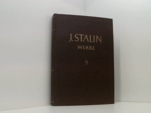 Stalin werke band 9 - w.,