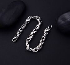 A26 Armband Dollarkette s-förmig 7 mm Silber 925