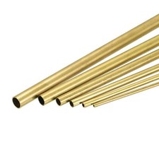 6er Pack Messingrohr 1,5/2,5/3,5/4,5/5,5/6,5mm ä.D. x 0,2mm Dicke 300mm lang