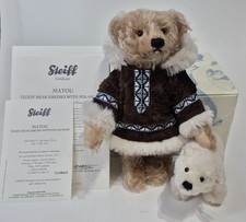 Steiff 036019 Matou Teddybär mit Eskimo, limitierte Auflage 1.500 Stück (2011)