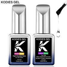 Base Coat Top Coat Gel Nagellack 15ML Super Glanz UV Semi Permanent Kratzer