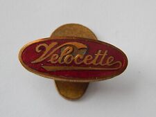 Velocette Reversabzeichen rot emailliert original Vorkrieg  mit Hersteller
