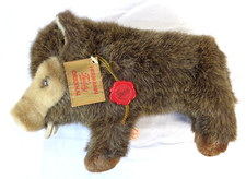 Hermann Teddy Wildschwein Eber ca. 30 cm lang aus Sammlungsauflösung