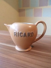 60er Jahre Keramik Ricard Pastis Anisette Wasserkrug Karaffe Krug Kanne Pernod