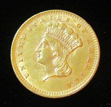 1856 G$1 Gold Dollar