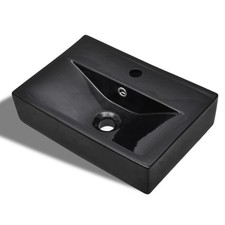 Waschbecken Keramik Hahnloch