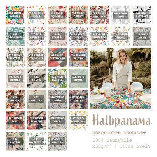 Halbpanama stoff meterware - halbpanama,