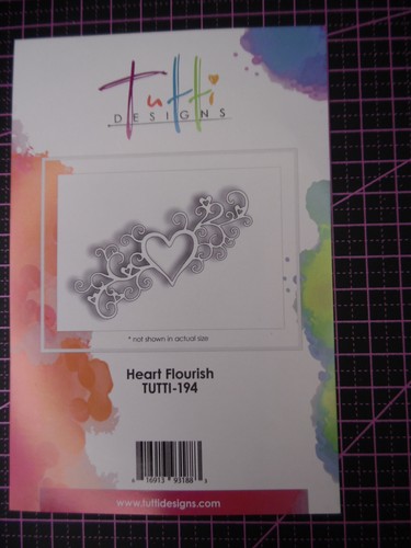 Stanzschablone heart florish - stanzschablone,,