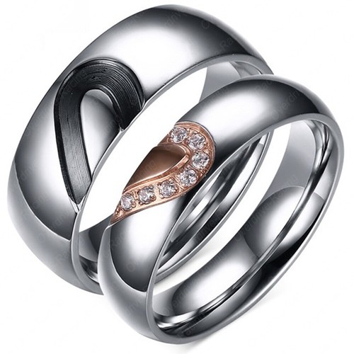 Silber herzen partnerringe - silber,
