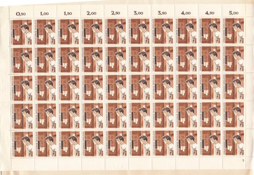 Briefmarken bogen berlin 1960 - briefmarken,