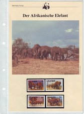 WWF Startsendung, Der Afrikanische Elefant, Rarität, 1983, siehe weitere Bilder