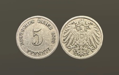 Pfennig 1899 deutsches - 5, f