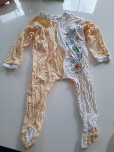 Baby overall schlafanzug - overall, gelb
