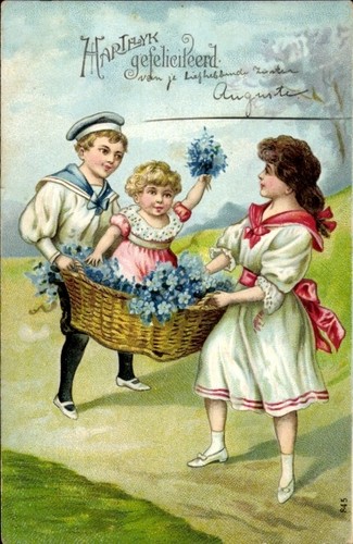 Präge litho glückwunsch - litho,