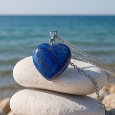 Großer Lapislazuli Herz