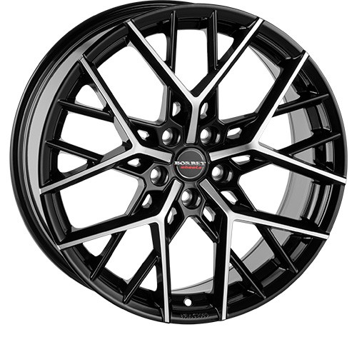 Borbet 5x19 et45 black - 4x,