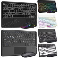 Kabellos Bluetooth QWERTZ Tastatur Maus Für Nokia T20 T21 10,4 Zoll 2021 2022 DE