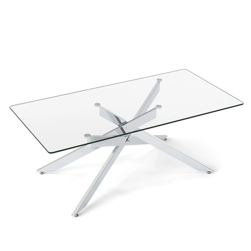 Couchtisch glas 120x60x45 5cm - couchtisch, 120x60x45,5cm