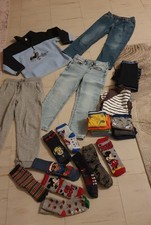 26 teiliges Jungen Bekleidungspaket Gr. 122/128