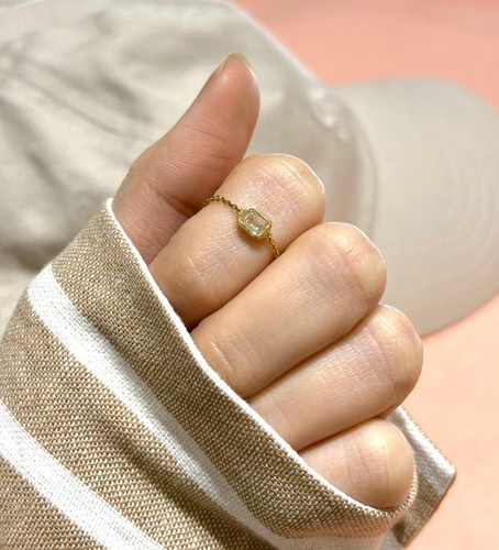 14k gelbgold smaragd - 14k,