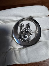 Silber-Kette mit Amethyst-Anhänger, 925/835er, Dekolleté-betont