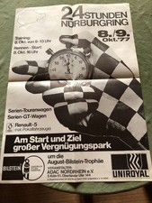 24h Nürburgring 1977 Plakat