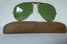 Vintage Ray Ban Outdoorsman Gold/Grün Größe 58#14 B&L USA  Sportbügel  