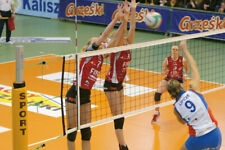 Huck | Volleyball-Turniernetz | DVV I | 11,70 m lang | mit Einfassband | Schwarz