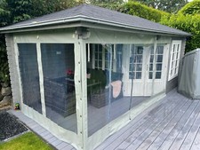 Terrassenplane 4 Planen  mit Ösen und Fenster- Sonderangebot  Peter Nutzer