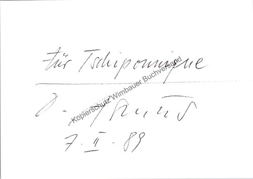 Original autogramm dieter - original,
