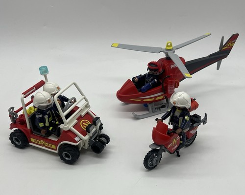 Playmobil feuerwehr 3er - feuerwehr, set