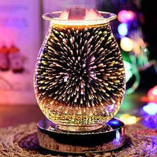 Duftlampen, 3D Elektrische Glas Aroma Lampe,1,5 m Wachs Feuerwerk Scentsy Lampe